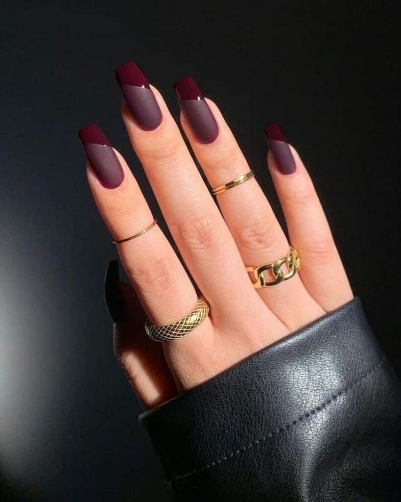 20 Latest Dark Red Nail Ideas To Try In 2024! 42 Matte Red