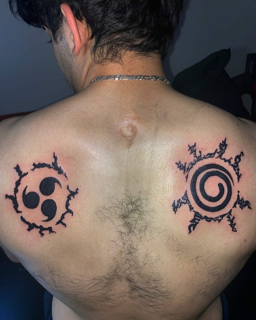 55 Spellbinding Sasuke Tattoo Designs in 2024 24 Sasuke and Naruto United
