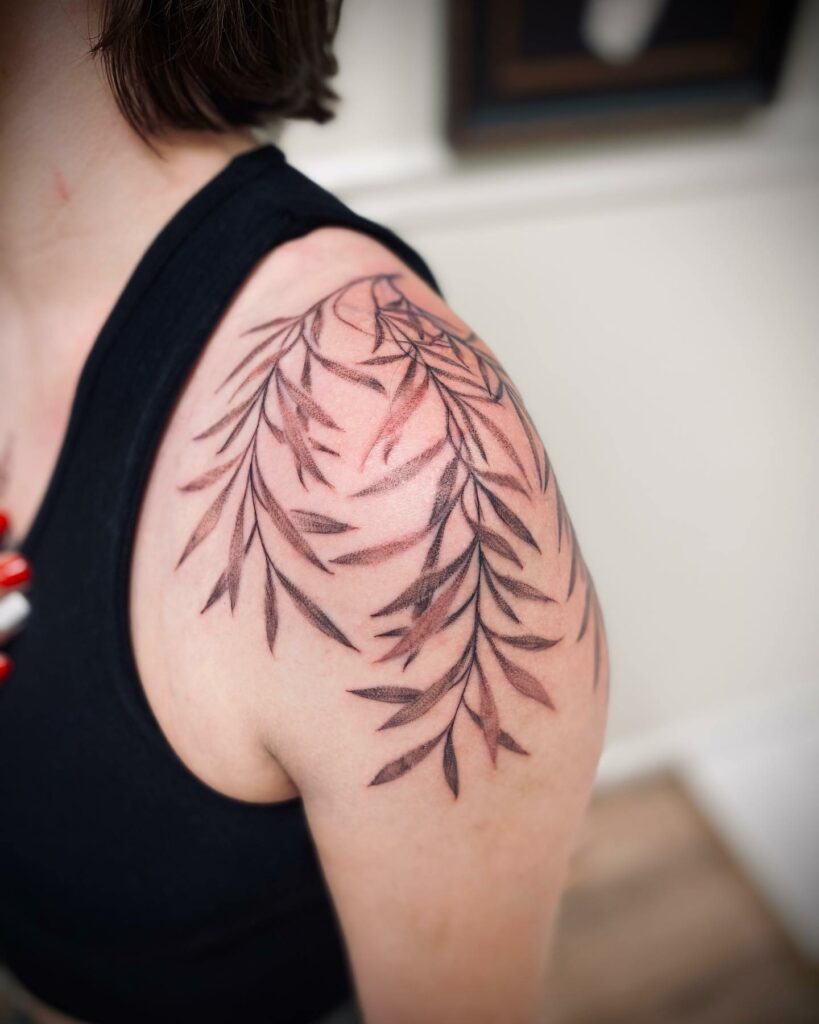 Amazing Weeping Willow Tattoo Designs + Meanings To Inspire In 2024 13 Weeping Willow Tattoo