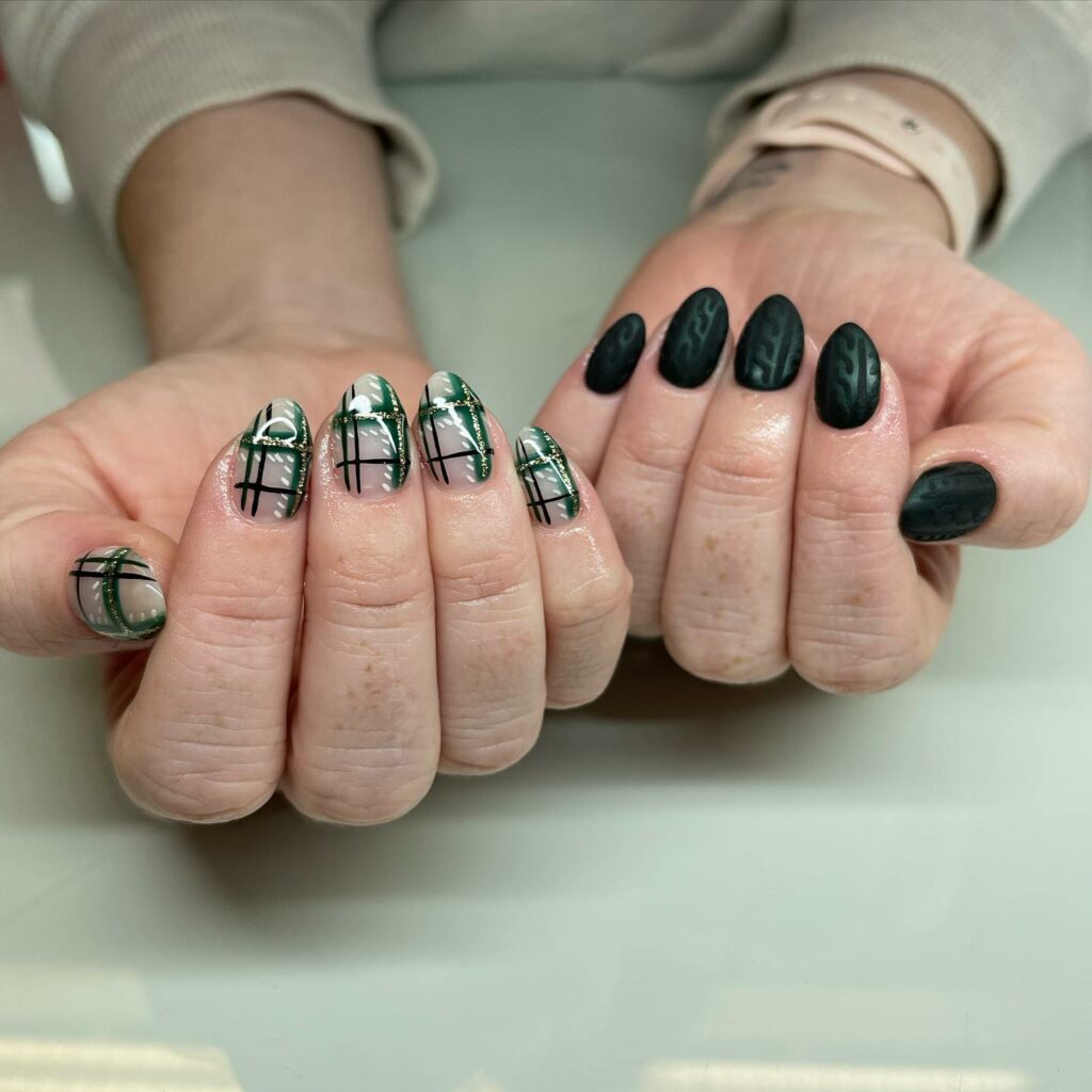 35 Latest St Patrick's Day Nail Designs To Try In 2024! 27 Plaid and Proud