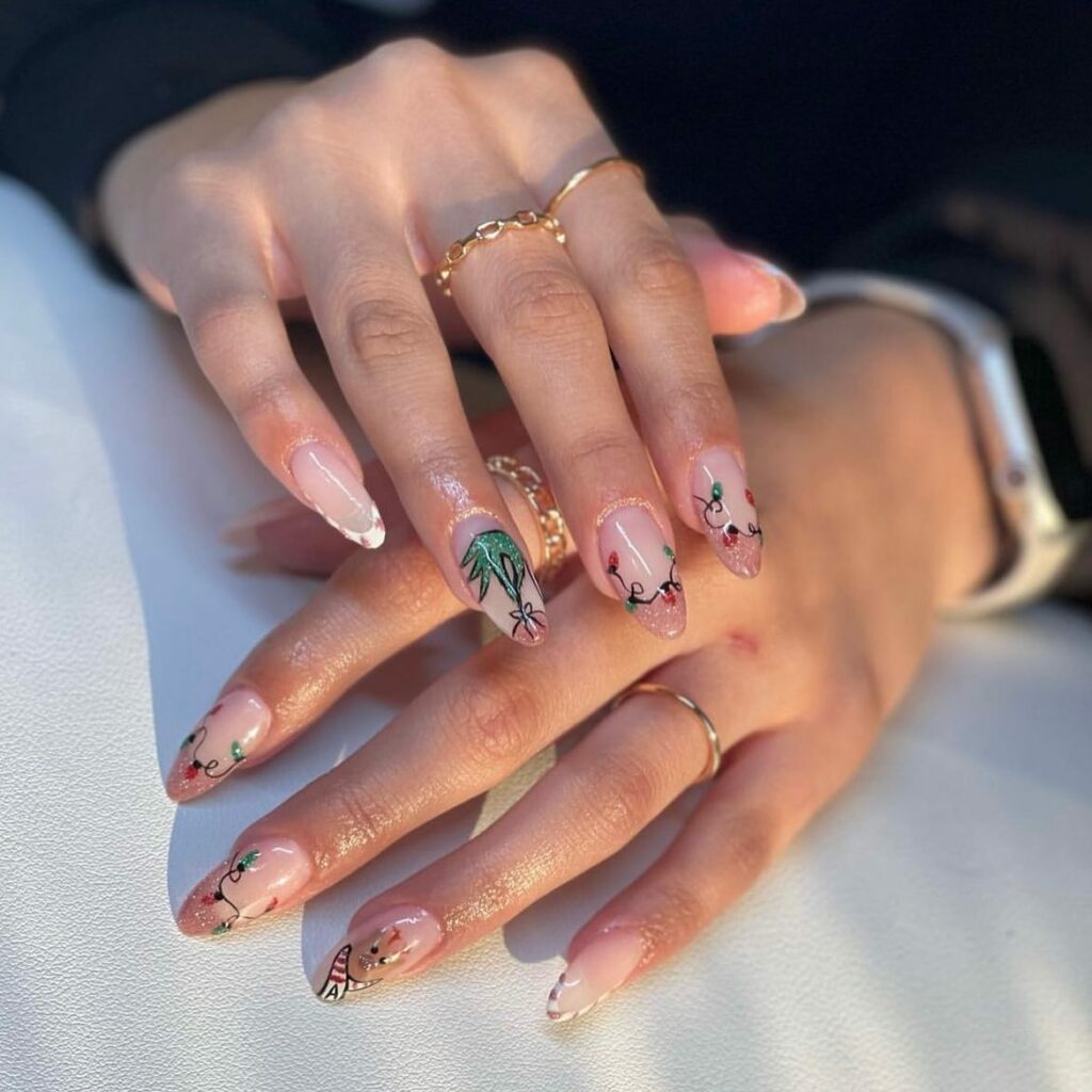 Embrace the Holiday Spirit in 2024 35 Classic Short Grinch Nails
