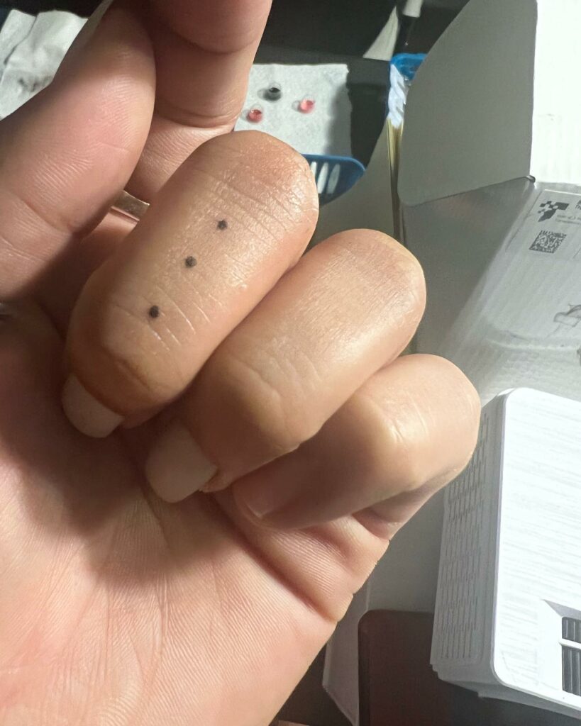 3 Dots Tattoos - Subtle But With A Big Meaning! 11 3 Dots Tattoo
