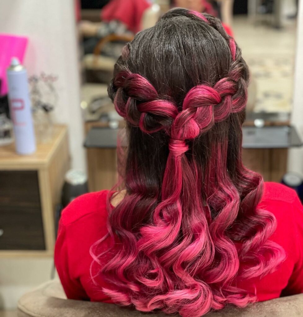 30 Spooky Halloween Hairstyles Ideas to Experiment with in 2024 14 Hauntingly Beautiful Braided Buns and Ombre