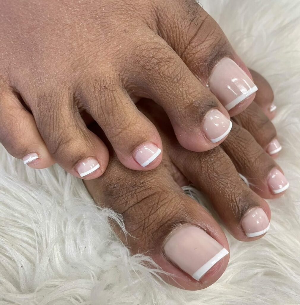 25 French Pedicure Ideas to Elevate Your Style in 2024 10 The Timeless French Pedicure