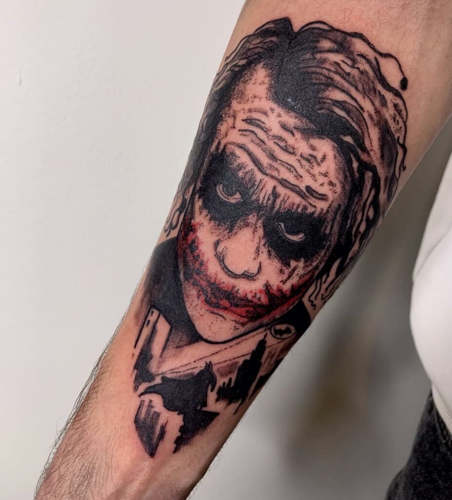 12+ Crazy JOKER TATTOO Ideas To Inspire You In 2024! 14 Heath Ledger Joker Tattoo