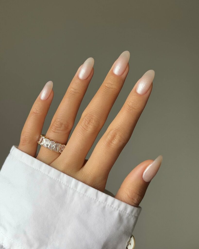 17 Latest Fairy Nail Designs To Try In 2024! 12 Pearly White Fairy Nails
