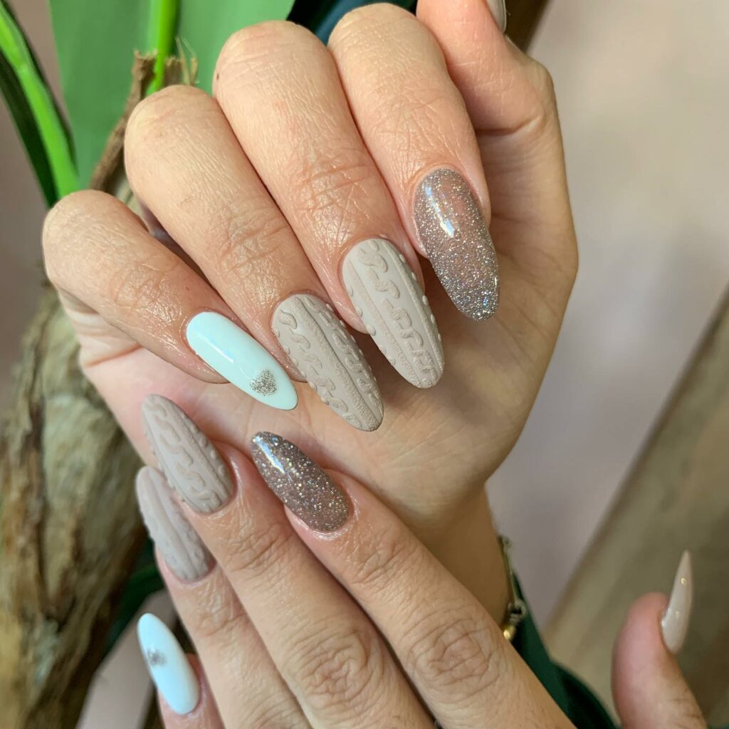 Stay Cozy with 25 Sweater Nail Ideas in 2024 30 Freestyle Your Heart Out