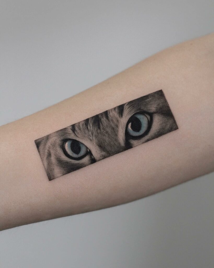 10 EYE TATTOO DESIGNS + MEANINGS TO INSPIRE YOU IN 2024! 11 Cheshire Cat Eyes Tattoo Design