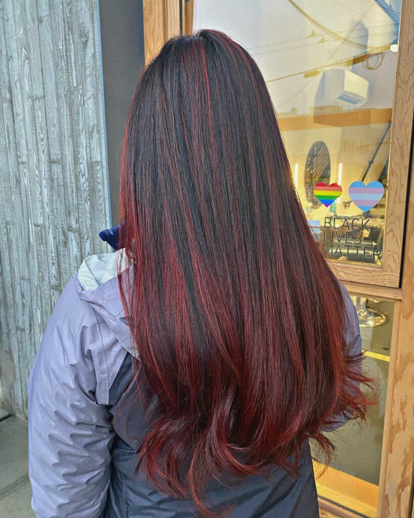 35 Dark Red Hair Ideas to Add Drama to Your Look in 2024 42 Dark Hair with Chili Pepper Spice