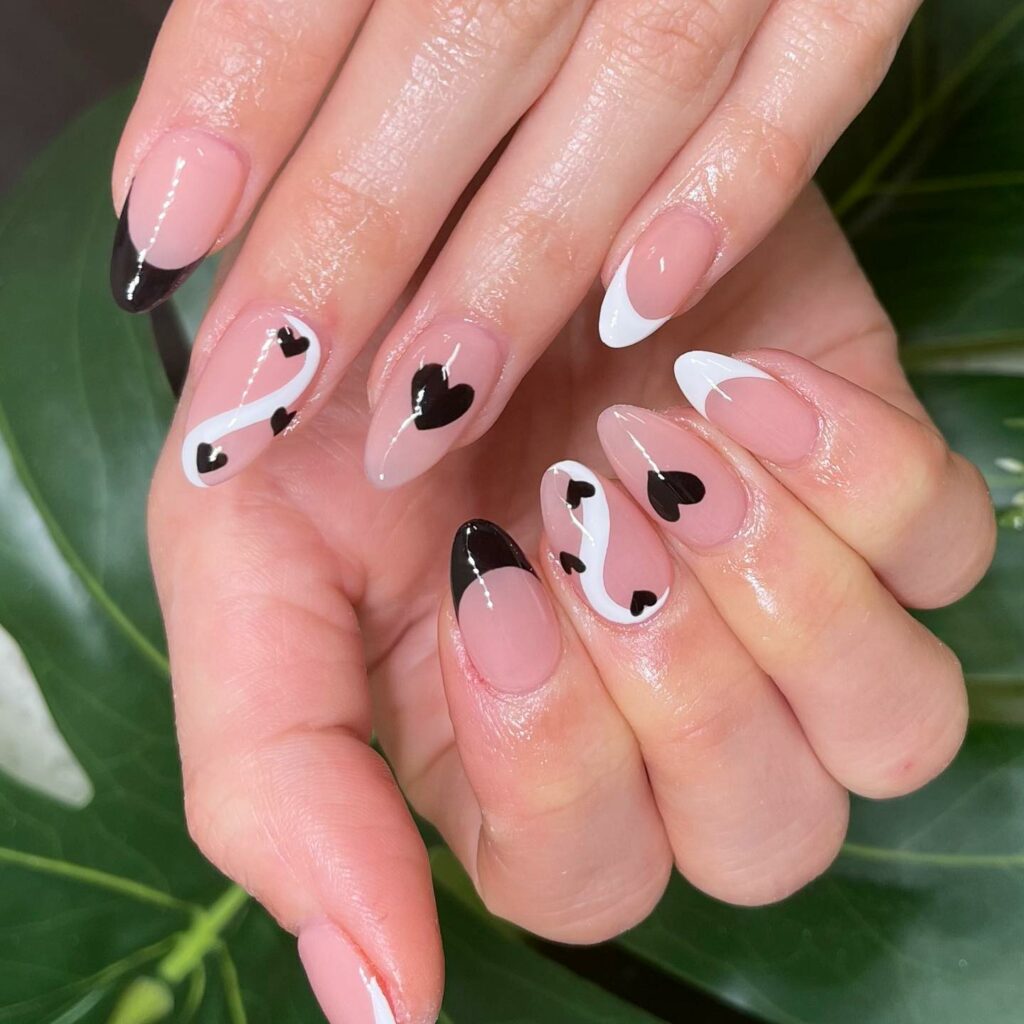 Indulge in 35 Black And Pink Nail Designs To Try in 2024 17 Fiercely Feminine
