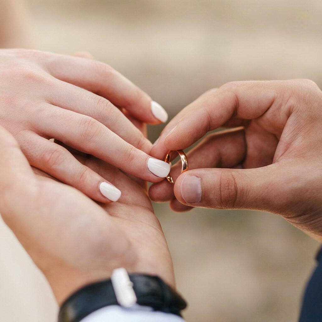 22 Latest Engagement Nail Designs To Try In 2024! 14 White Small Nail