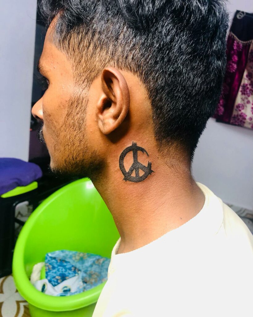 Amazing Peace Sign Tattoo Ideas To Inspire You in 2024 16 Dotwork Peace Sign Tattoos