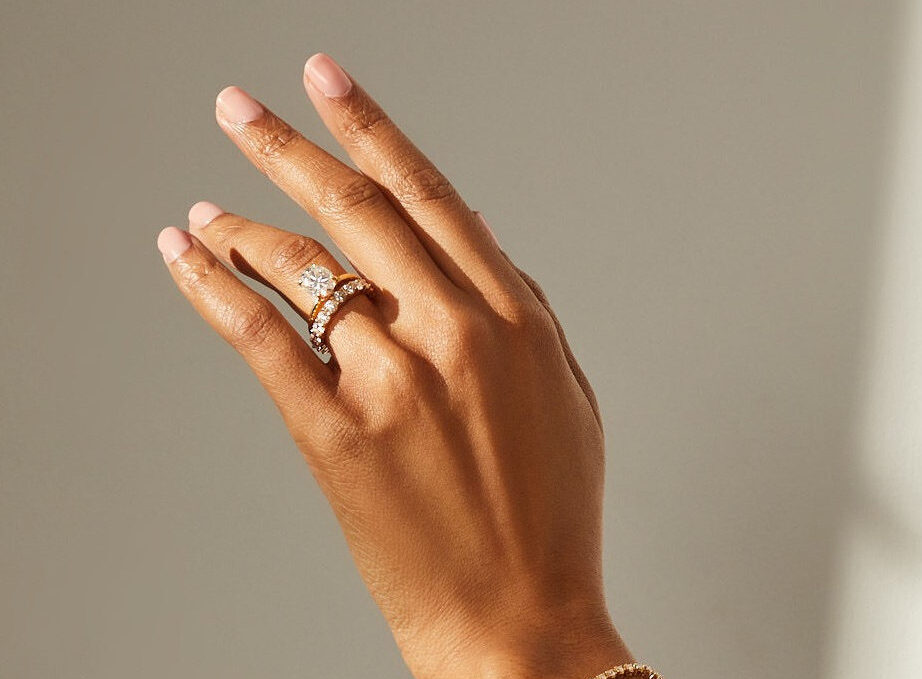 22 Latest Engagement Nail Designs To Try In 2024! 18 Nude Engagement Short Nail
