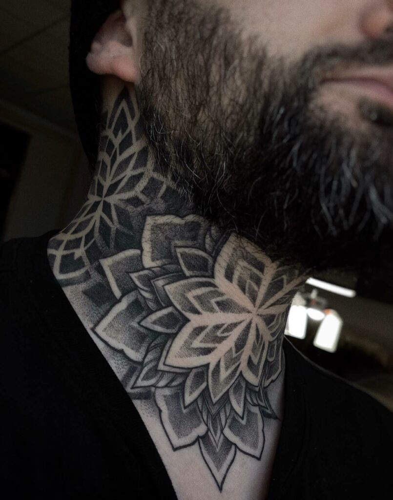 90 Latest Neck Tattoo Ideas To Inspire You In 2024! 11 Full Neck Tattoo