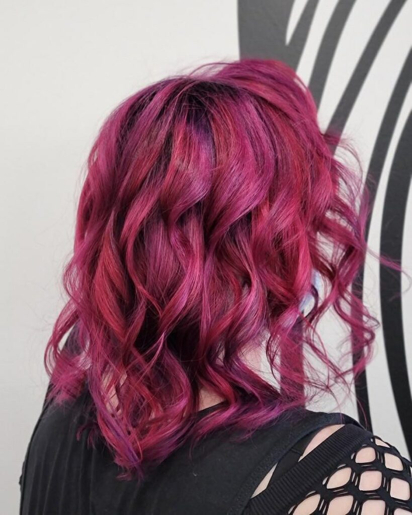 45 Pink Hairstyles to Add a Pop of Color to Your Look in 2024 13 Dark Pink Hair