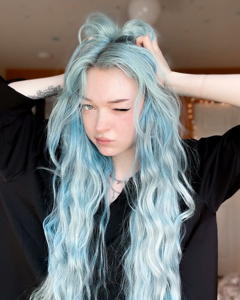 25 Silver Hair Colour Ideas to Embrace in 2024 14 Silver Blue Hair