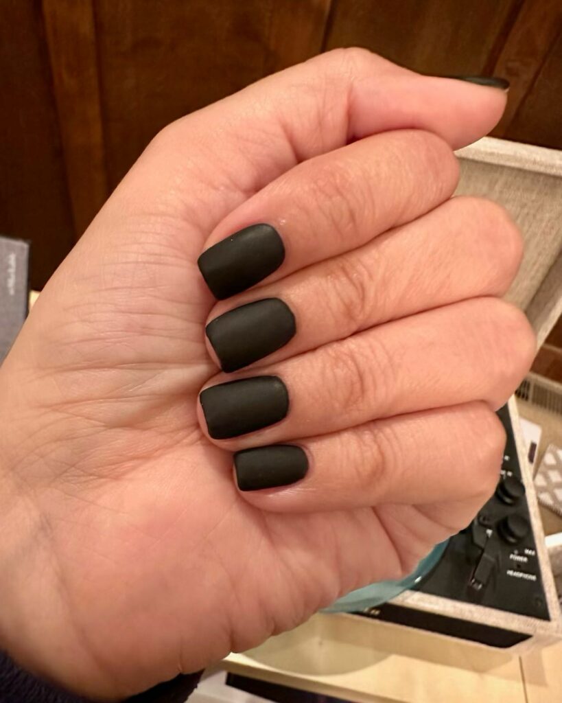45 Latest Short Black Nail Designs To Try In 2024! 52 Excellent Matte Black Nails