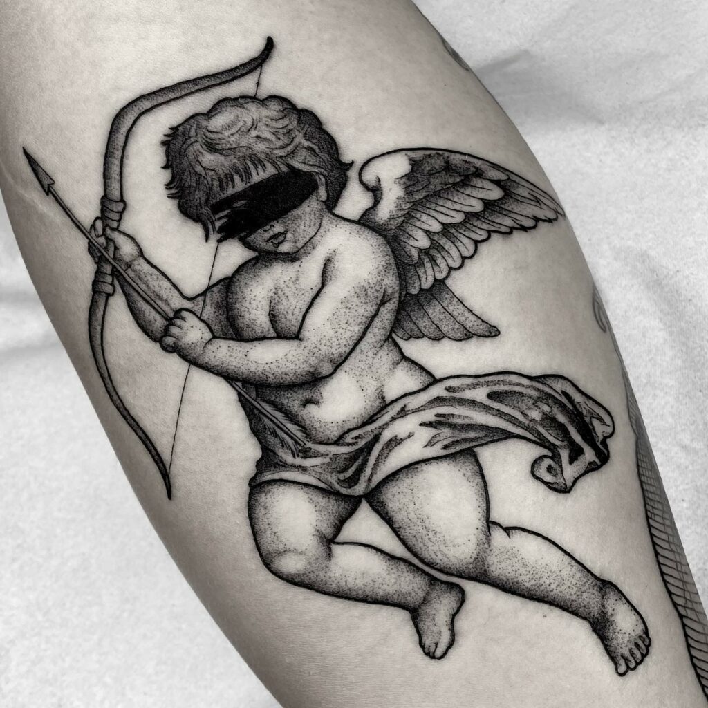 Amazing Cherub and Baby Angel Tattoo Designs and Meanings To Inspire In 2024 14 Cherub Tattoo