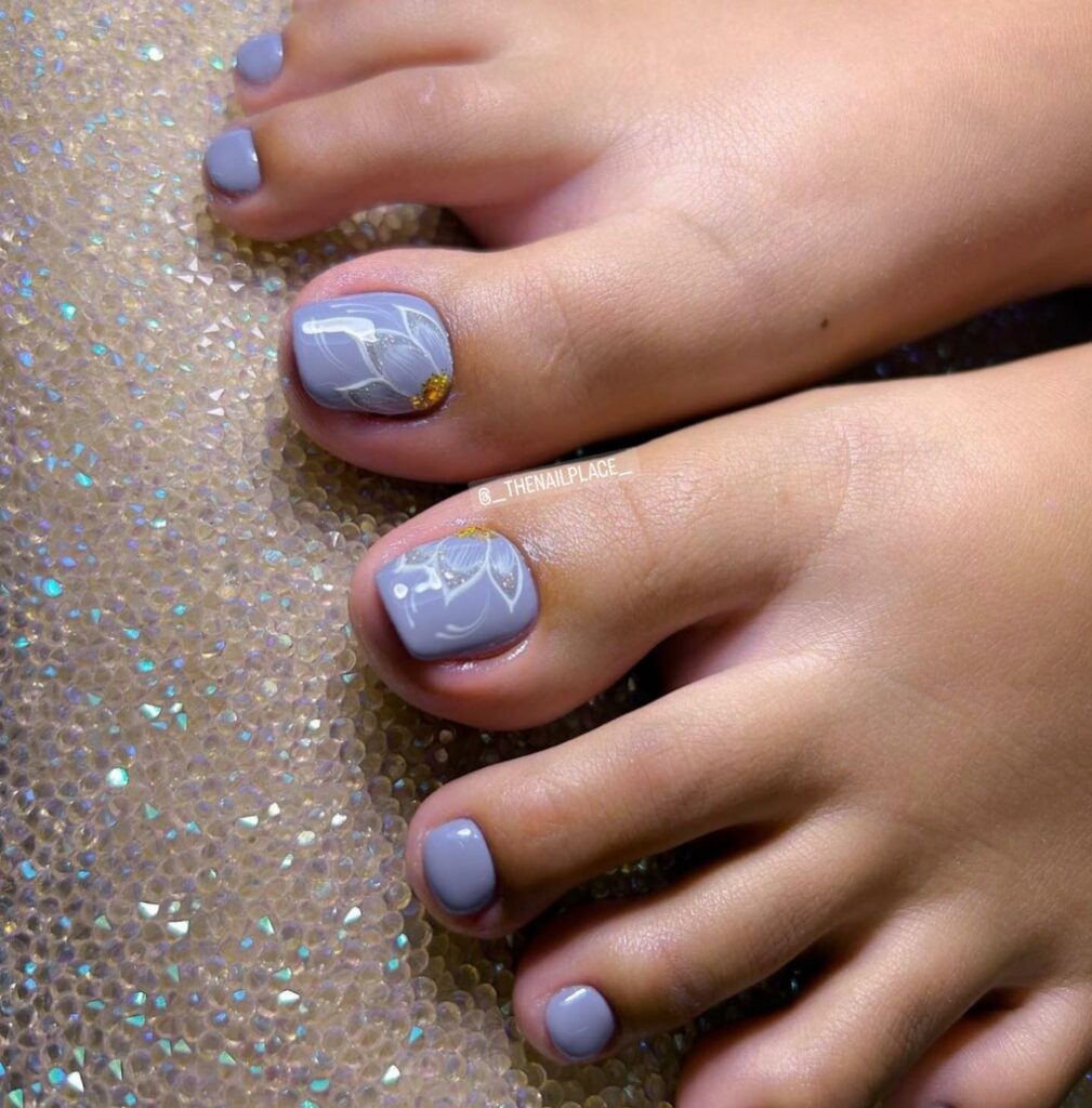 25 Latest Purple Pedicure Designs to Try In 2024! 33 Serene Light Purple Pedicure