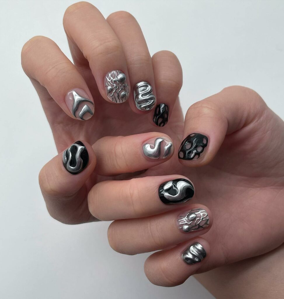 25 Latest Gothic Nail Ideas To Try In 2024! 18 Gothic Short Nails