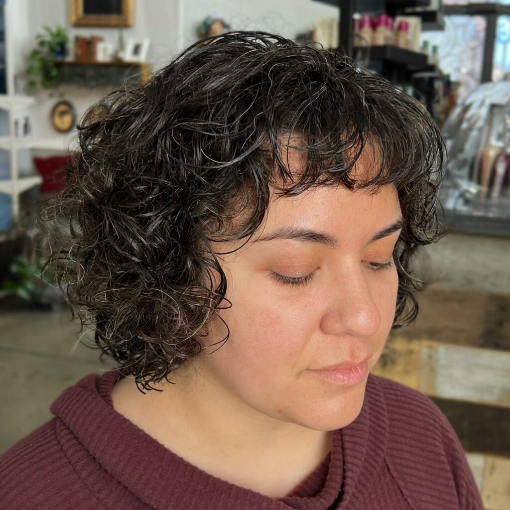 25 Curly Hair Perm Ideas to Transform Your Look in 2024 19 Short Partial Perm Hairstyle