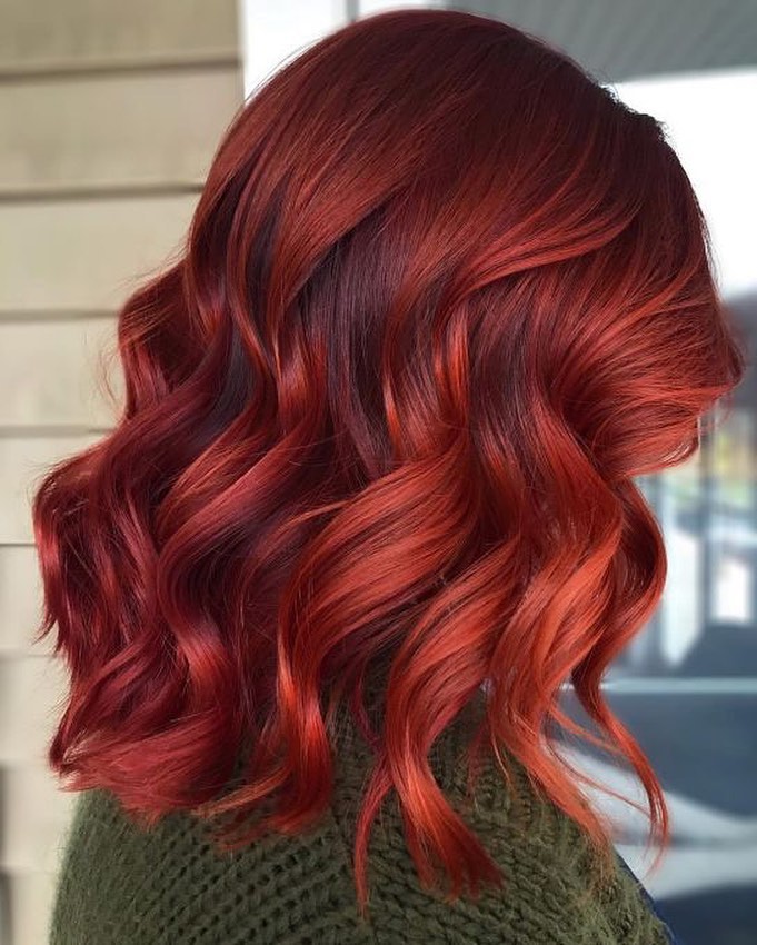 35 Dark Red Hair Ideas to Add Drama to Your Look in 2024 44 Dark Red Hair with Highlights and Lowlights