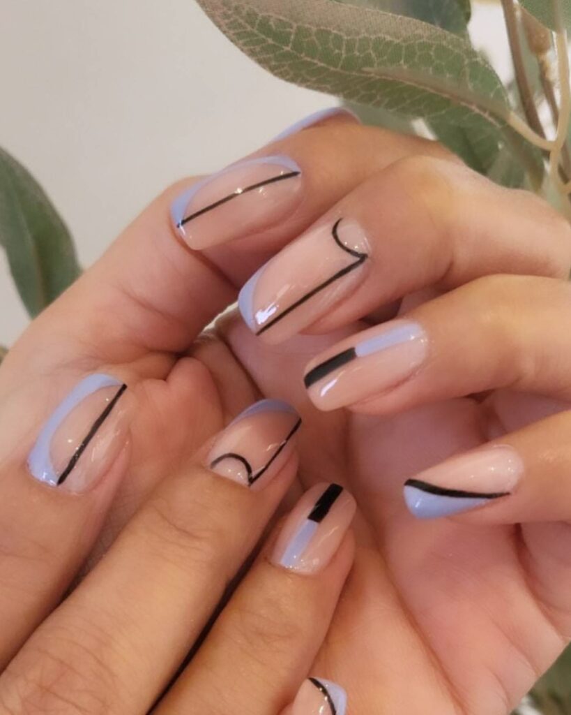 Discover 35 Lovely Lilac Nail Designs to Try in 2024 37 Minimalist Lines