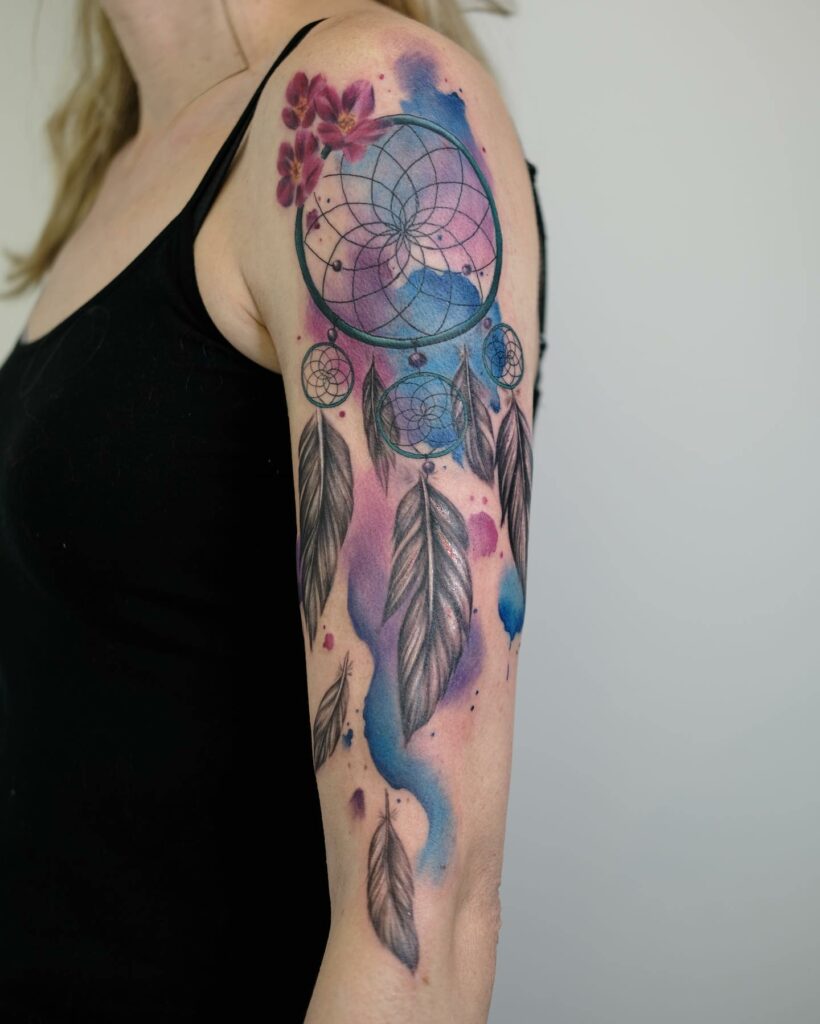 20 Amazing Tattoo Ideas For Women in 2024 26 Dream Catcher Tattoos