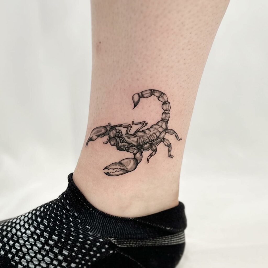 22 AMAZING SCORPION TATTOO DESIGNS - UPDATED FOR 2024 12 Realistic Scorpion Tattoo