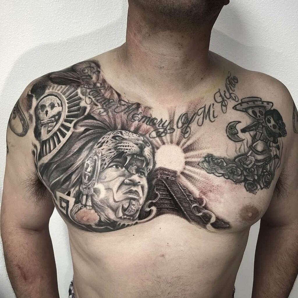 12 Best Aztec Tattoo Ideas In 2024 13 Aztec Chest Tattoo