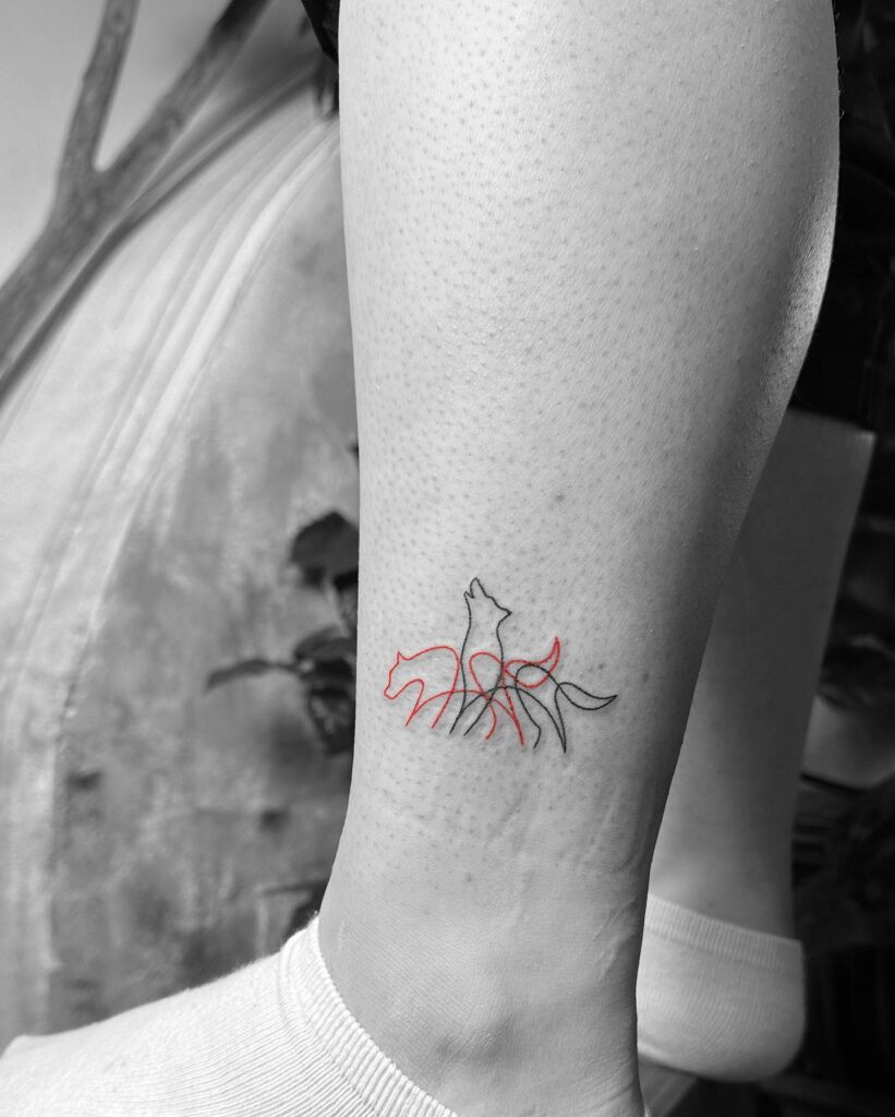 12+ BEST WOLF TATTOO DESIGNS & MEANING FOR MEN AND WOMEN 14 Simple Wolf Tattoo