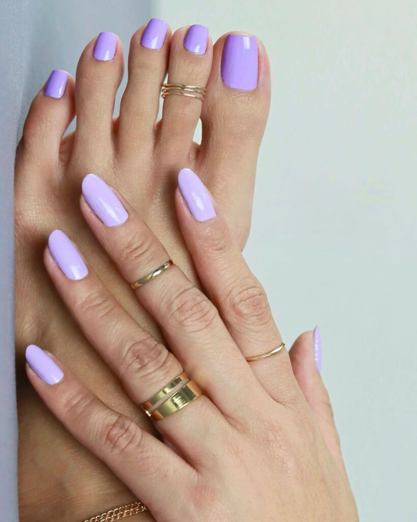 25 Latest Purple Pedicure Designs to Try In 2024! 29 Delicate Light Purple Nails