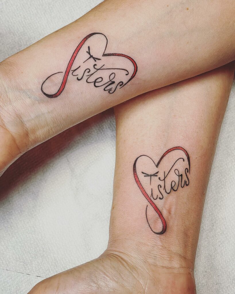 AMAZING MATCHING SISTER TATTOO IDEAS - NEW & UPDATED 2024 29 Sister Wrist Tattoos
