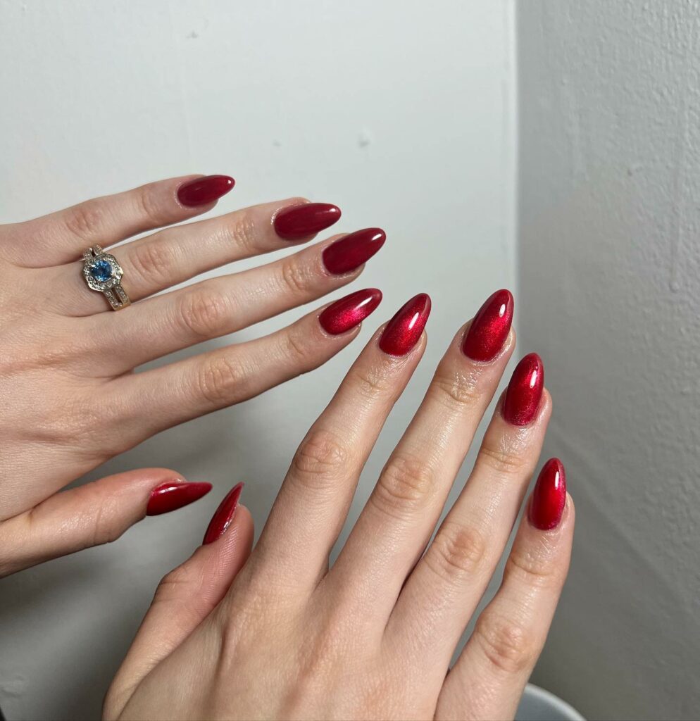 20 Latest Dark Red Nail Ideas To Try In 2024! 40 Red Velvet Allure