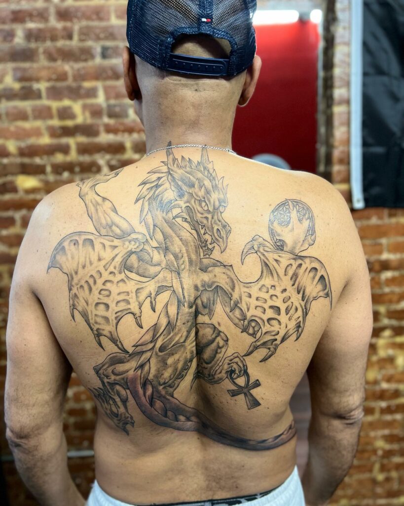20+ BEST DRAGON TATTOO FOR MEN - UPDATED FOR 2024 15 Dragon Back Tattoo