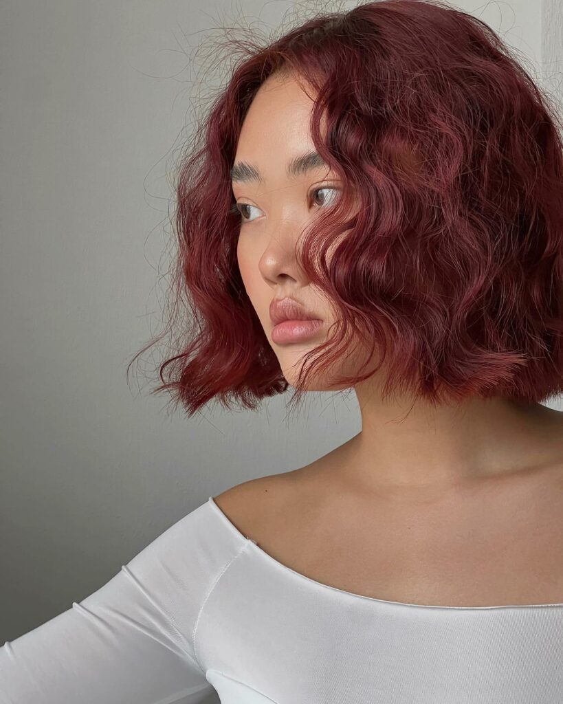 25 Curly Hair Perm Ideas to Transform Your Look in 2024 25 Wavy Perm with Deep Side Part