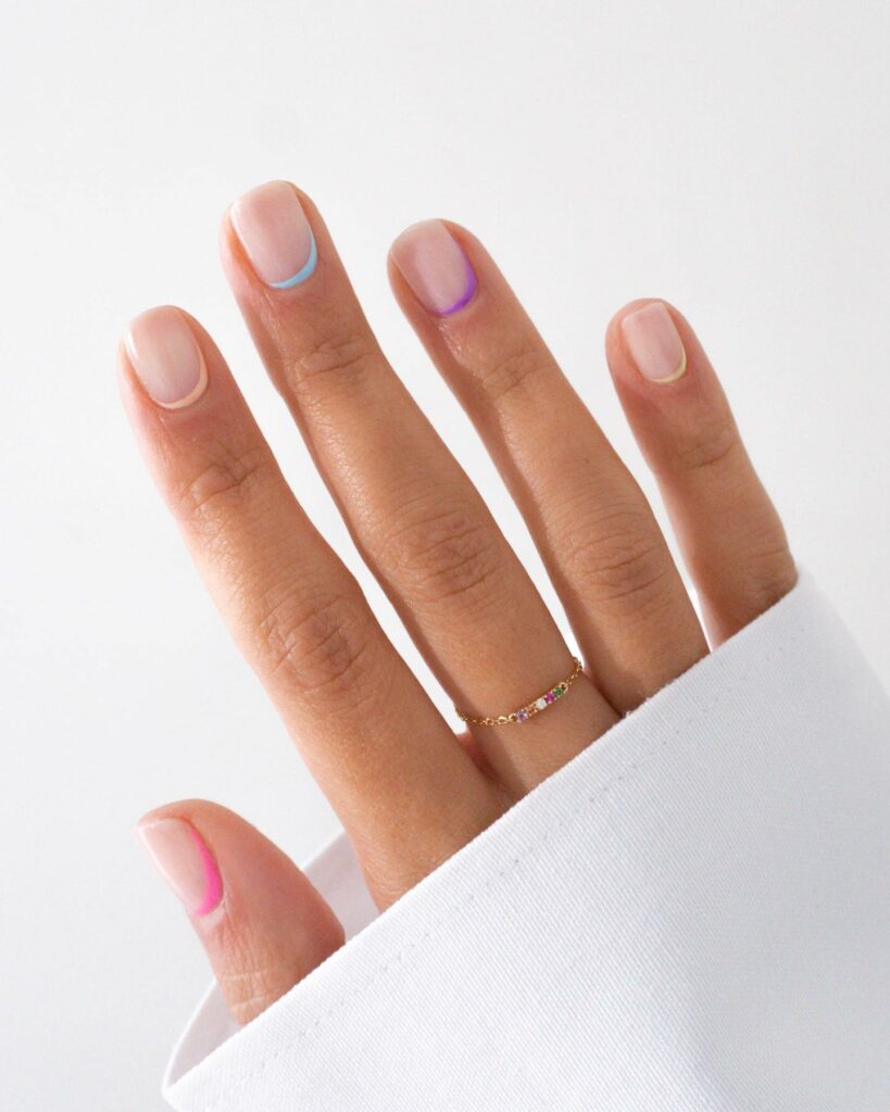 20 Latest Minimalist Nail Ideas To Try In 2024! 27 Minimalist Nails With Reverse French Design
