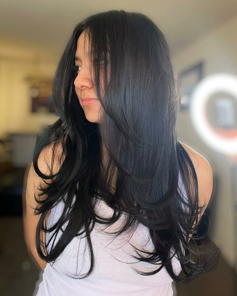 35 Face Framing Layers Ideas to Elevate Your Look in 2024 42 Face Framing Layers Long Straight Hair