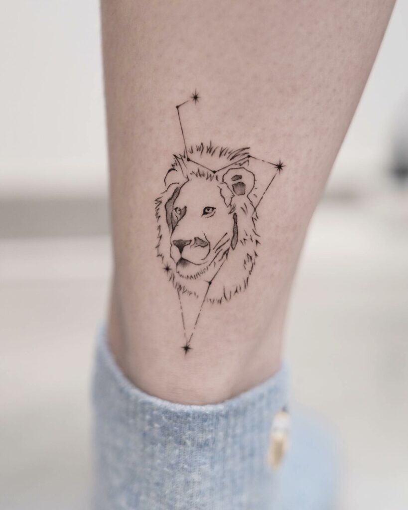 12+ Amazing SMALL TATTOO IDEAS FOR WOMEN IN 2024 20 Small Lion Tattoos