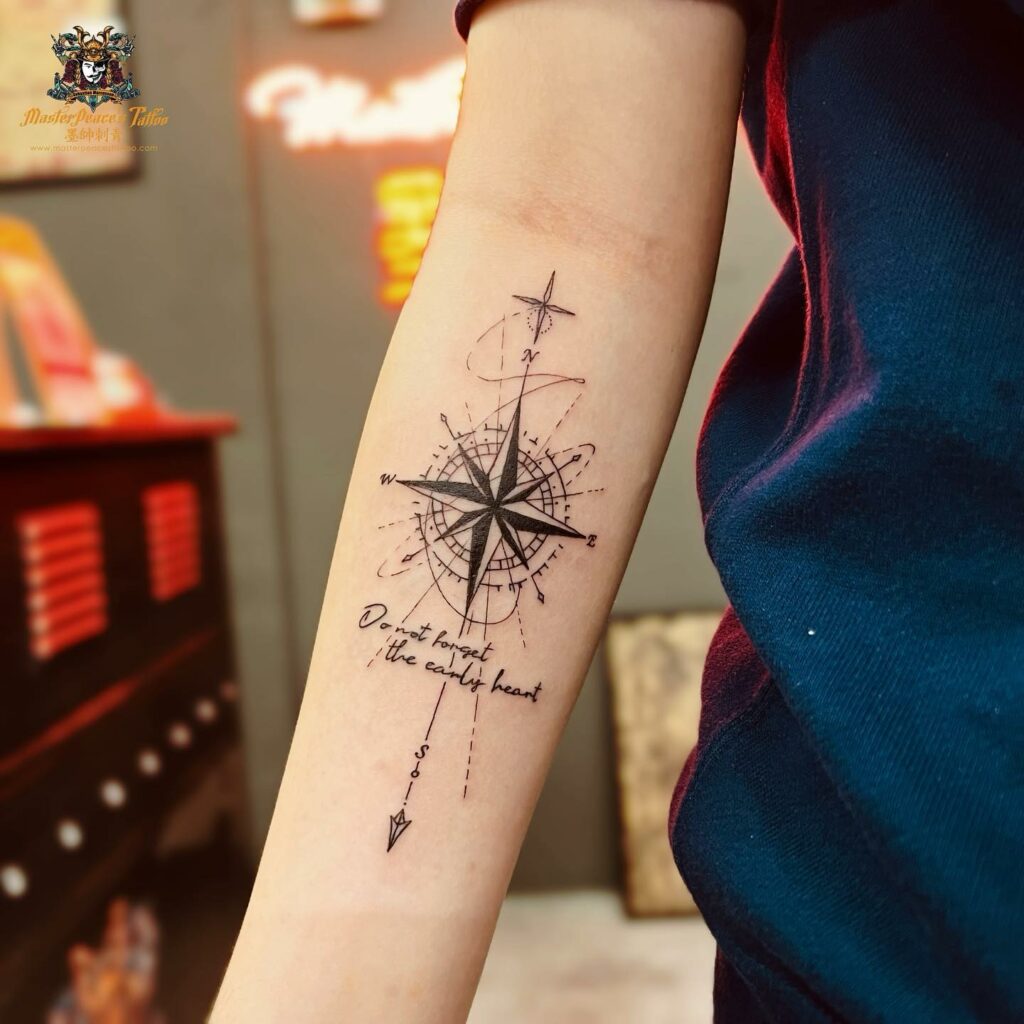 20 Amazing Tattoo Ideas For Women in 2024 22 Compass Tattoos