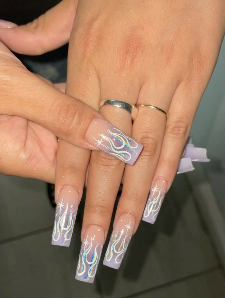 Shimmer with 30 Holographic Nail Designs in 2024 24 Magical And Something Special