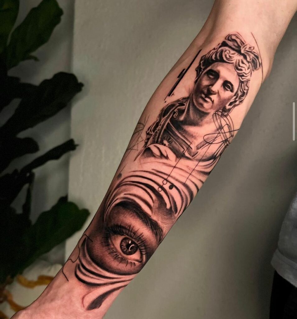 THE ULTIMATE GUIDE TO GREEK MYTHOLOGY TATTOOS - UPDATED FOR 2024 15 Apollo Tattoos