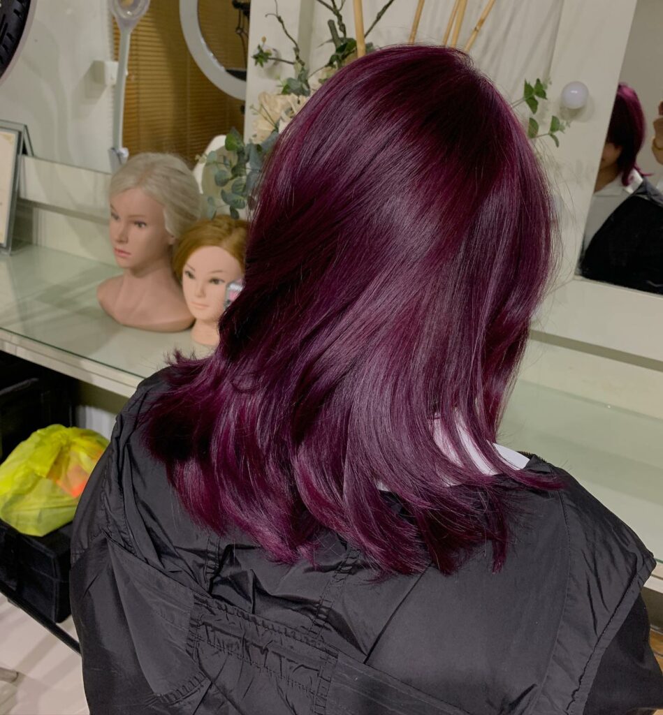 40 Purple Highlight Hair Ideas to Try in 2024 32 Piecey and Plum-Hued