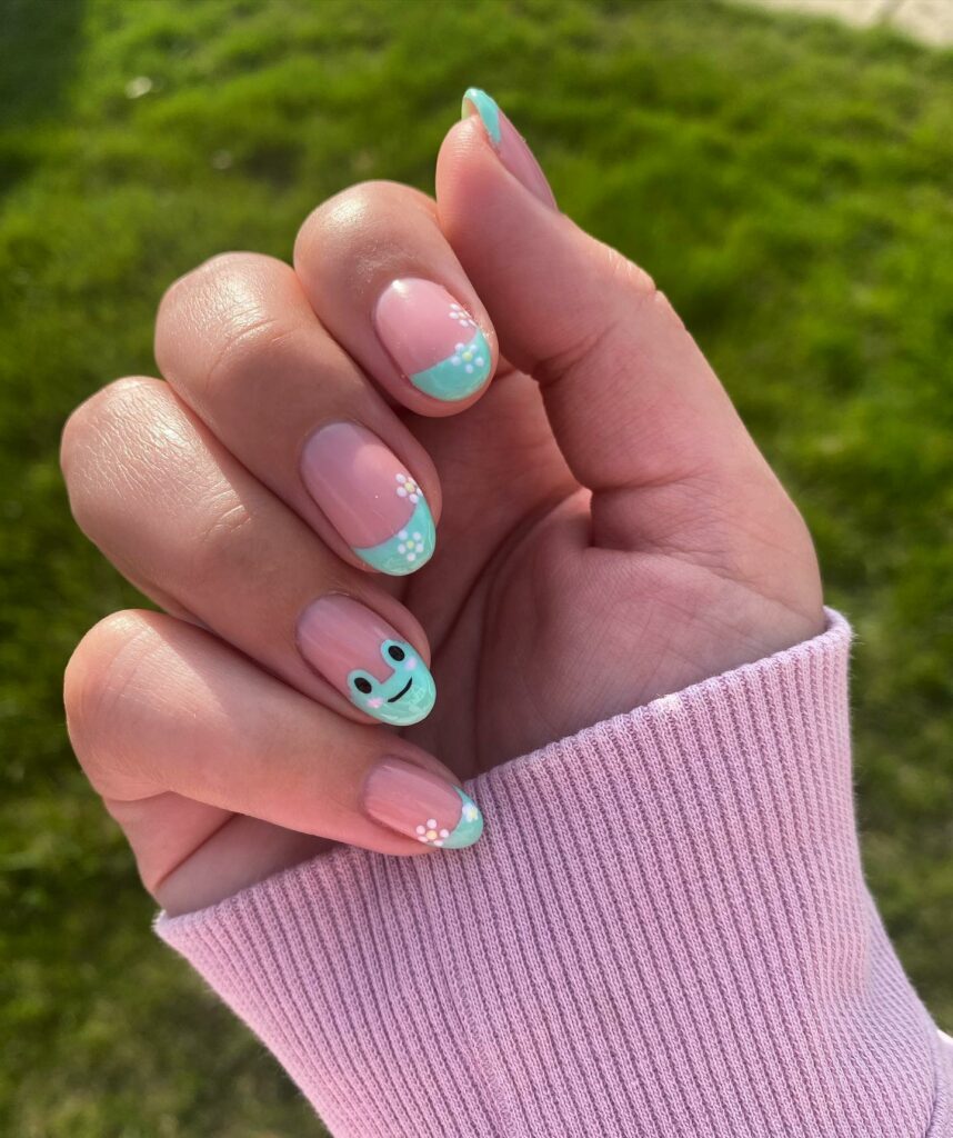 Hop into Fun with 20 Frog Nail Designs in 2024 10 Daisy French Frog Nail