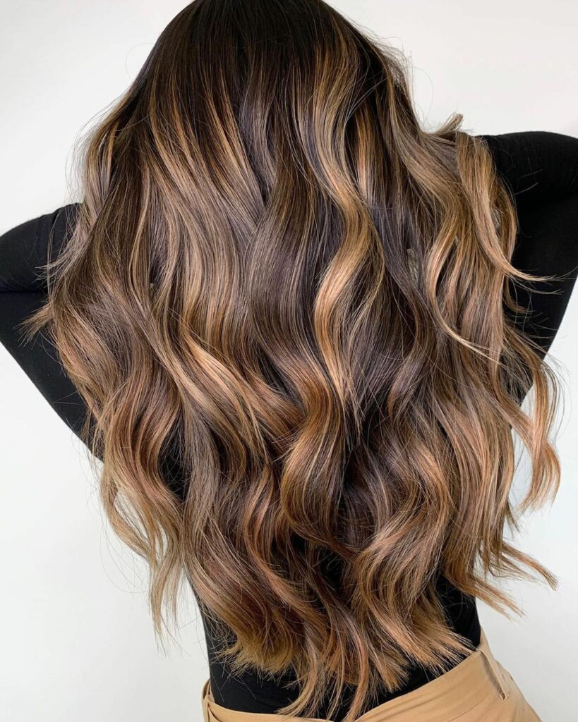 44 Trendy Blonde Highlights On Brown Hair Ideas to Try in 2024 41 Chocolate Brown with Caramel Balayage