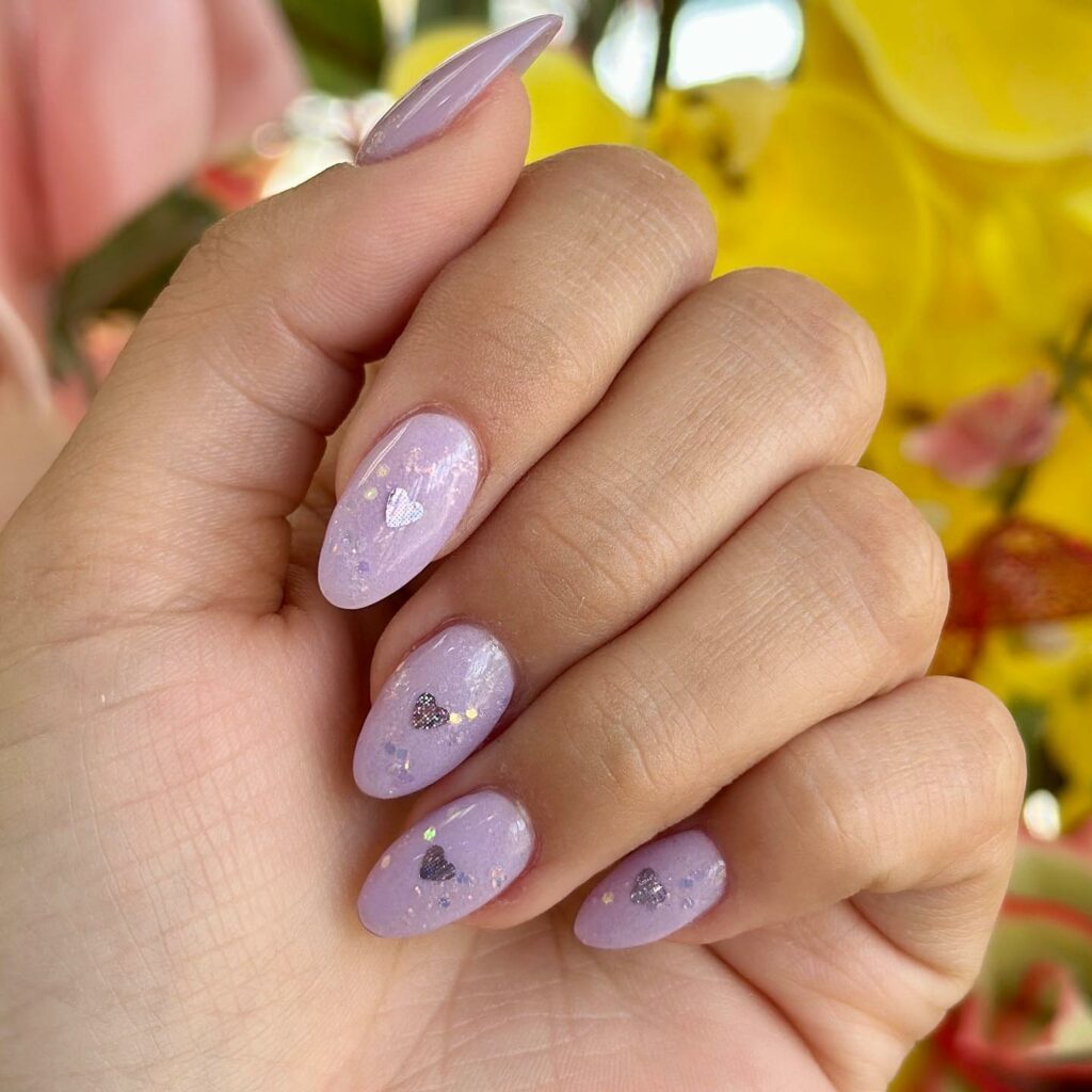 Discover 35 Lovely Lilac Nail Designs to Try in 2024 16 Tiny Hearts