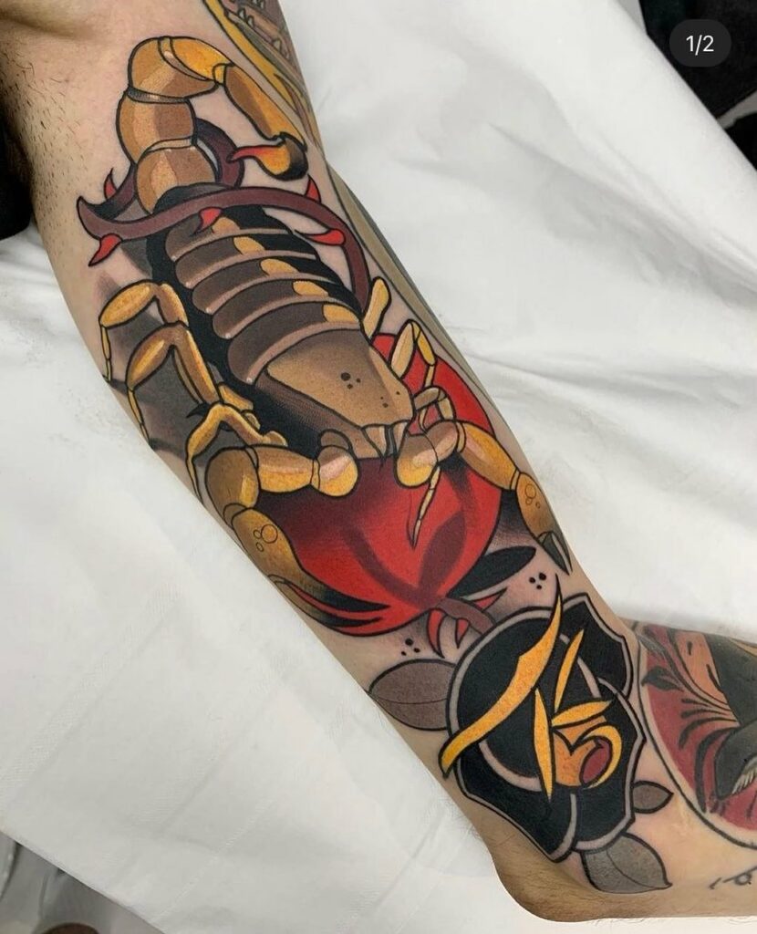 SCORPION TATTOO MEANINGS & DESIGNS TO INSPIRE YOU IN 2024 10 Scorpion Tattoo