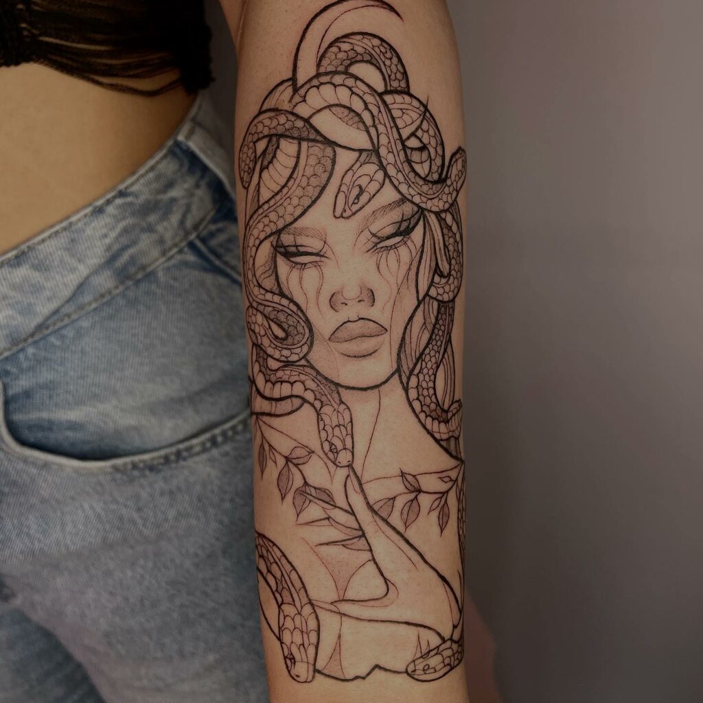 THE ULTIMATE GUIDE TO GREEK MYTHOLOGY TATTOOS - UPDATED FOR 2024 19 Medusa Tattoos