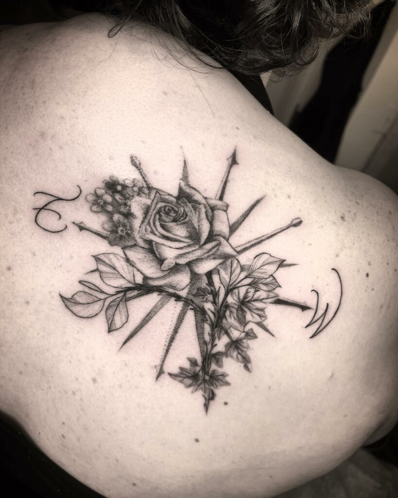 10 AMAZING COMPASS TATTOO DESIGNS TO INSPIRE YOU IN 2024! 17 COMPASS ROSE TATTOO
