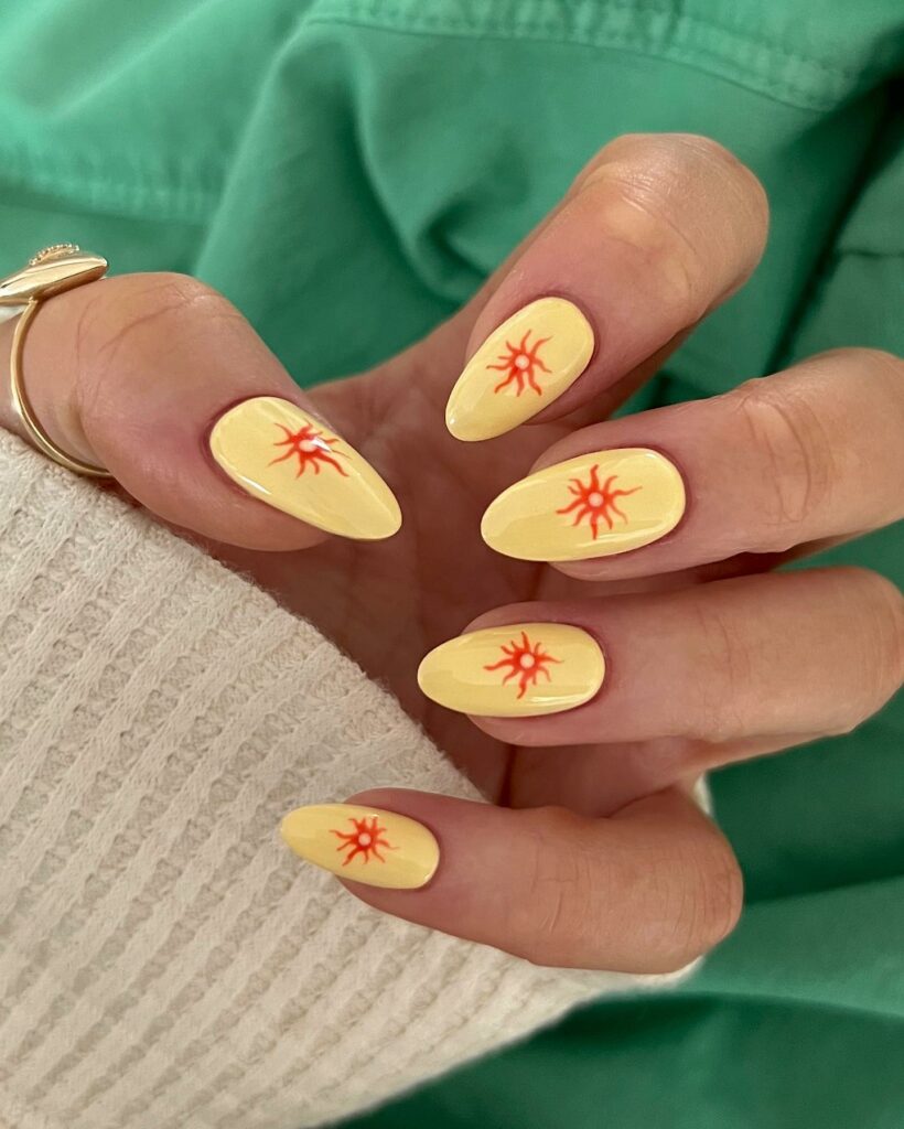20 Latest Sunshine Nail Ideas To Try In 2024! 19 Pastel Yellow Sunshine Nails